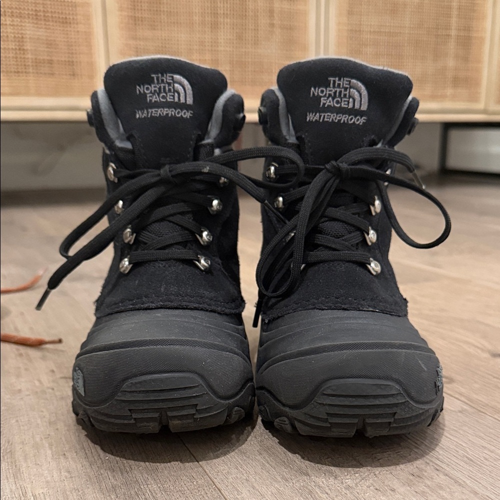 The North Face Black Kids Waterproof Boots